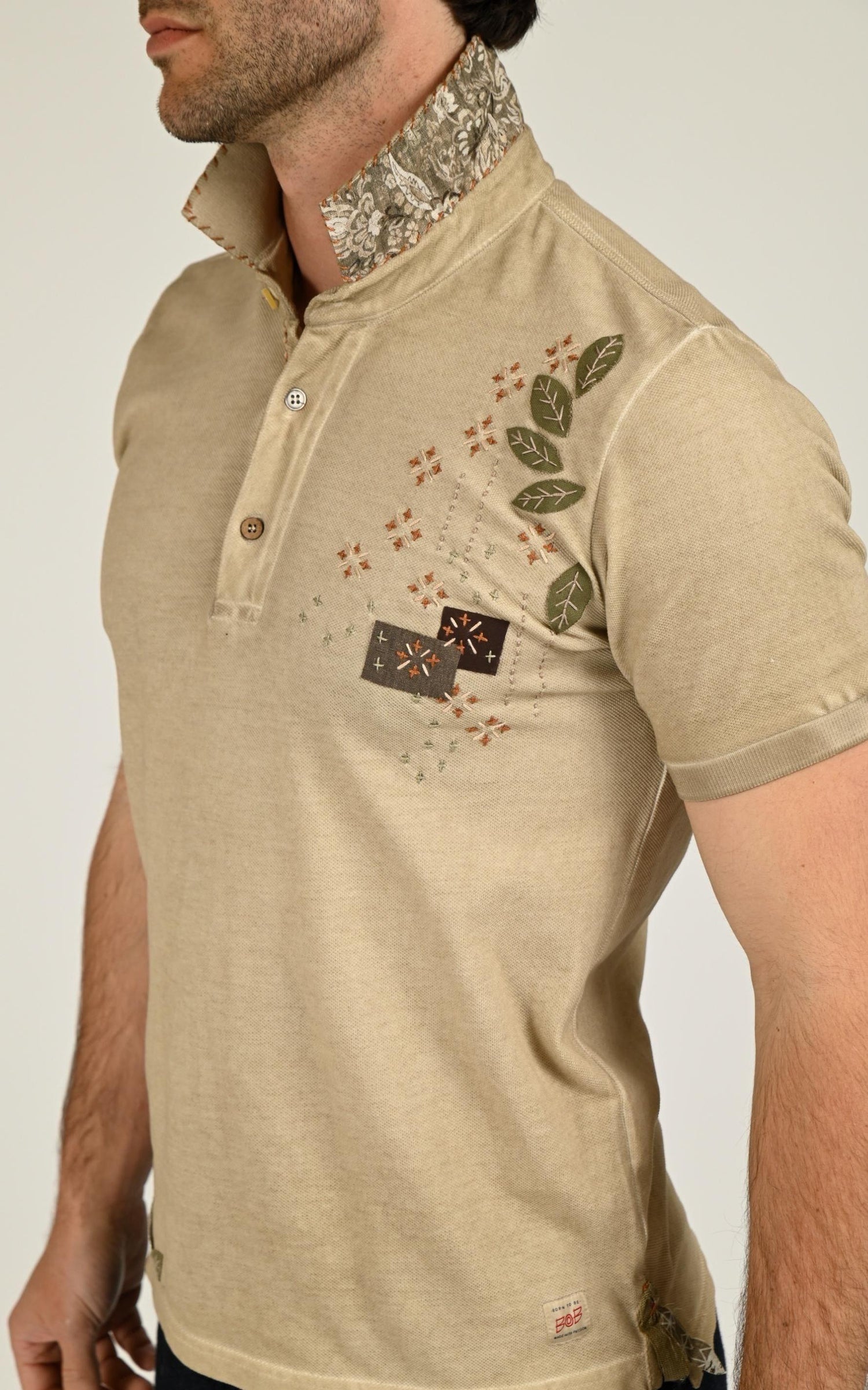 Polo Textile Homme Bob, modèle Ricky 581 de couleur yuta 4