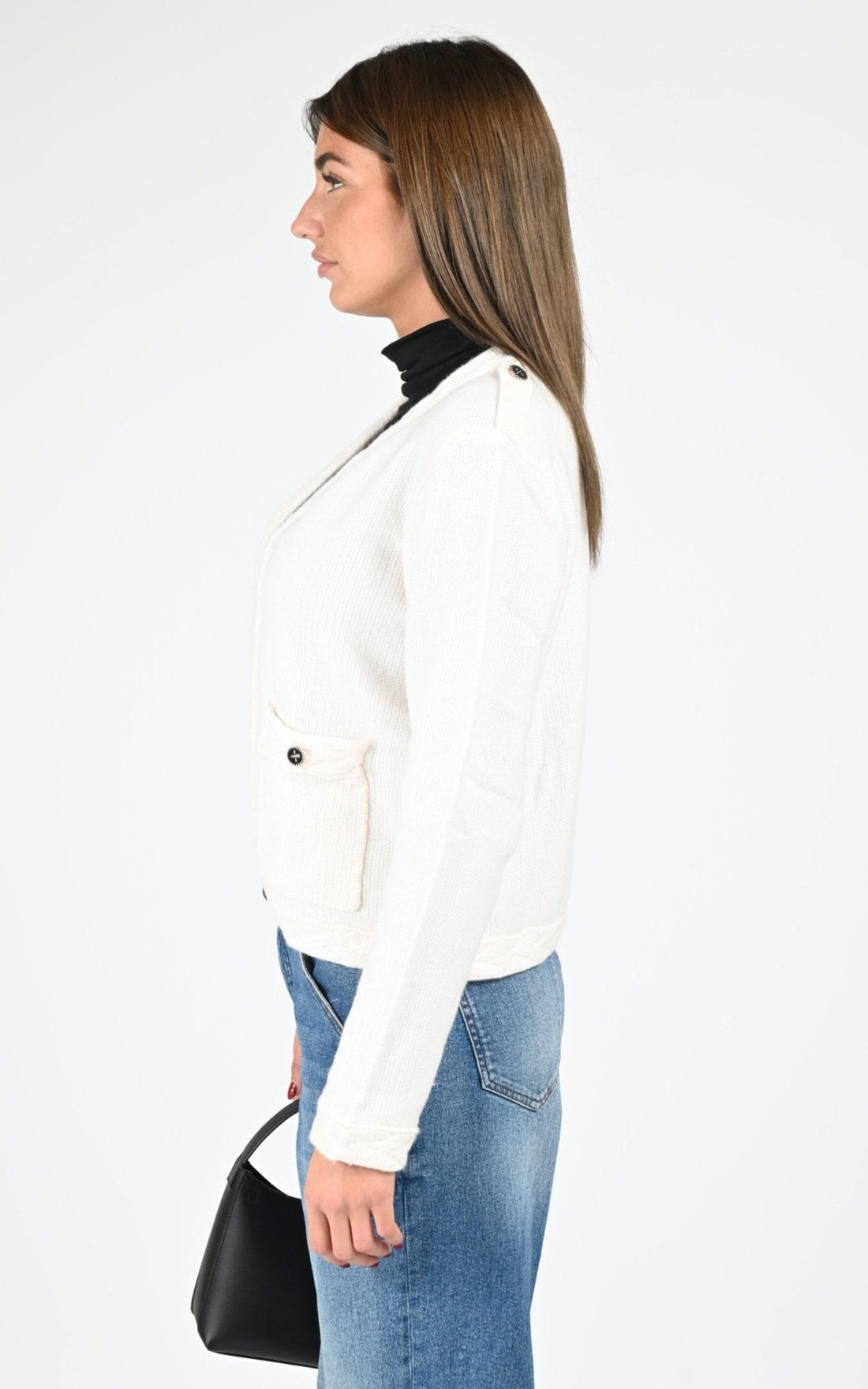 Veste Textile Femme Notshy, modèle Robyn 4703087 de couleur ecru