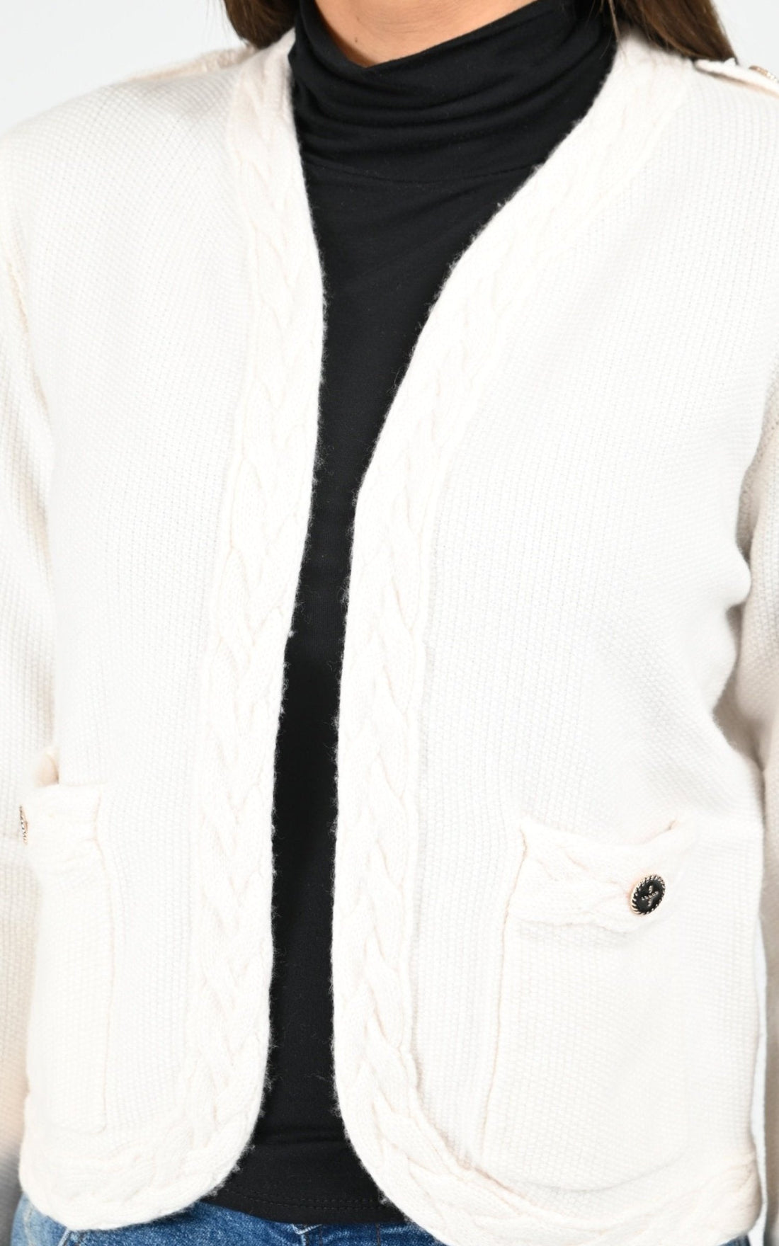 Veste Textile Femme Notshy, modèle Robyn 4703087 de couleur ecru