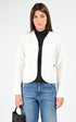 Veste Textile Femme Notshy, modèle Robyn 4703087 de couleur ecru