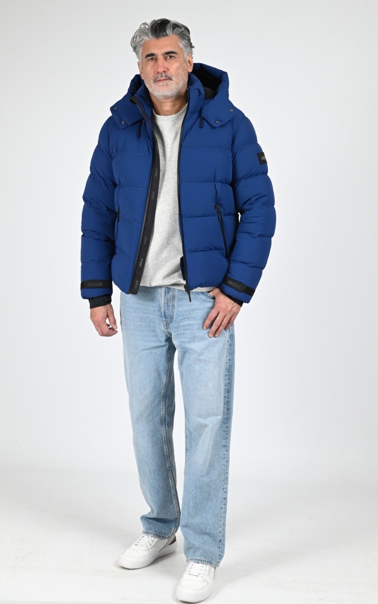 Bl doudoune Textile Homme Mackage, modèle Samuel de couleur olympic blue 2