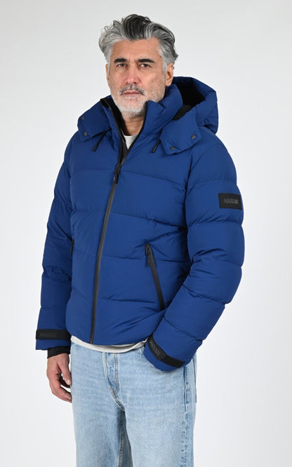 Bl doudoune Textile Homme Mackage, modèle Samuel de couleur olympic blue