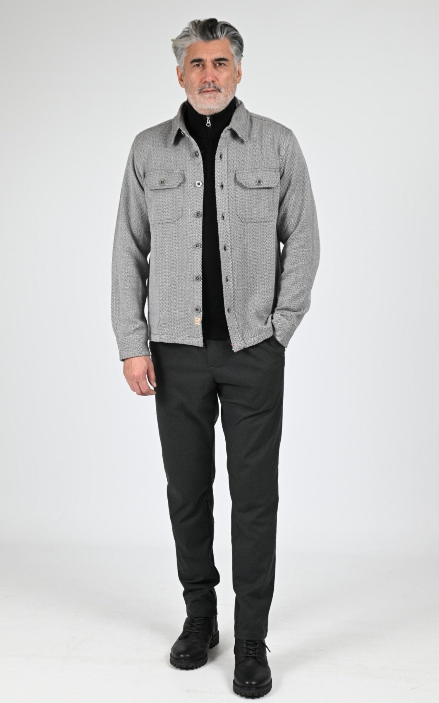 Chemise Textile Homme Iron And Resin, modèle Shiff 104302 de couleur black