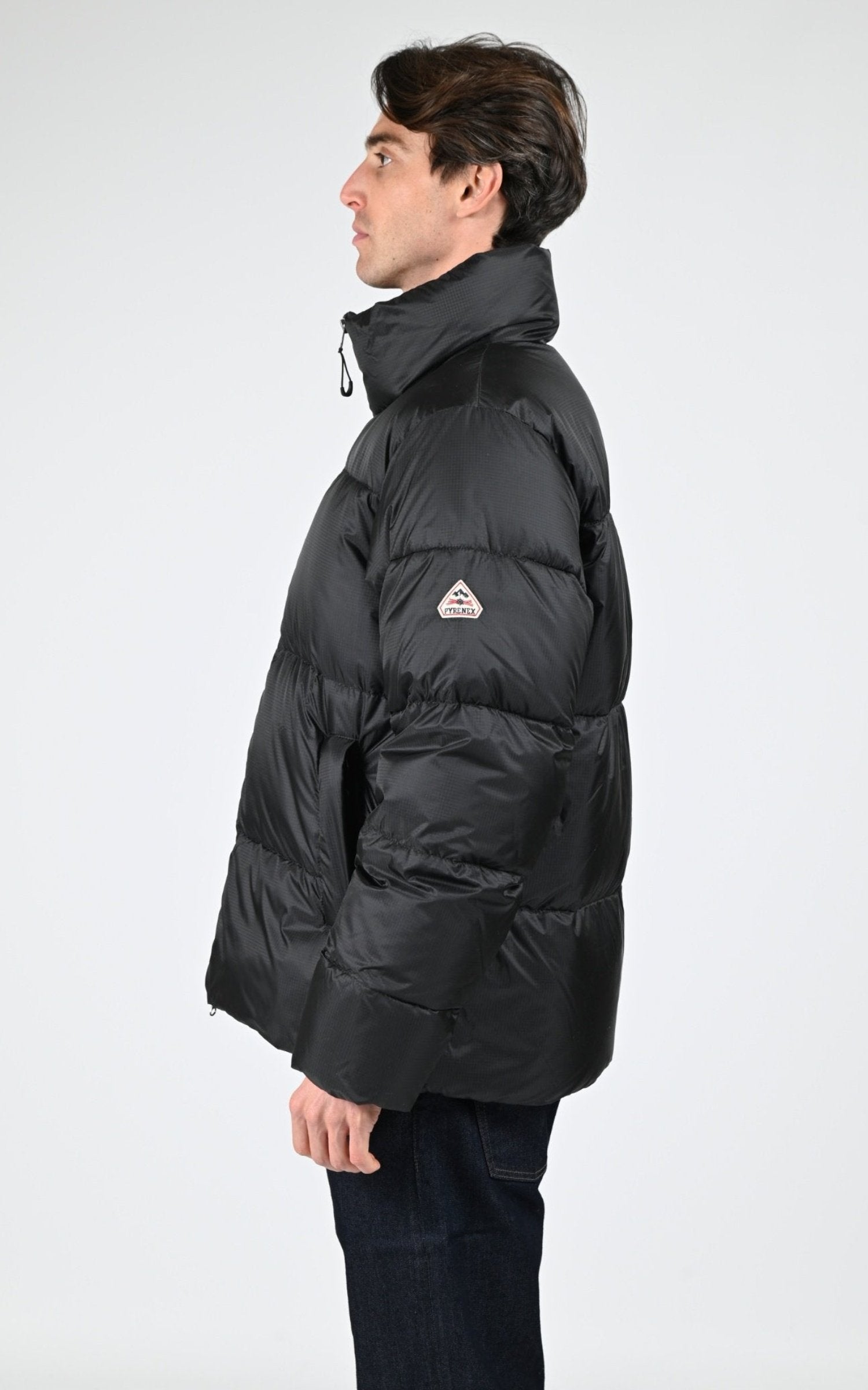 Ves doudoune Textile Homme Pyrenex, modèle Shift ripstop de couleur black 2