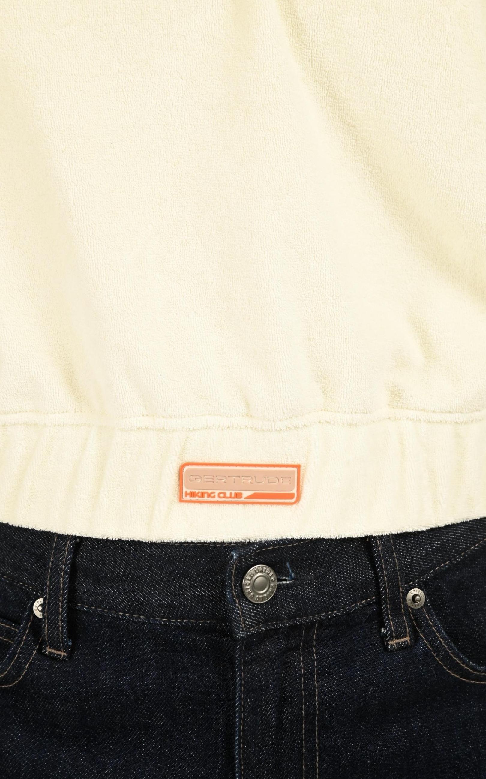 Sweat Textile Femme Gertrude Et Gaston, modèle Soleia de couleur beige / taupe