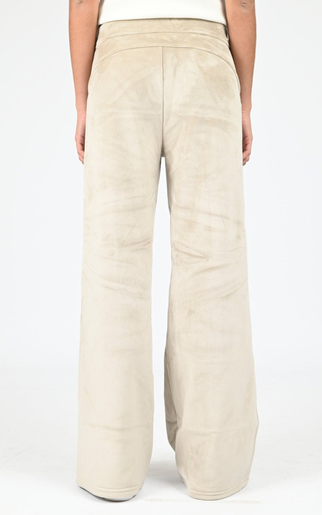 Pantalon velour beige
