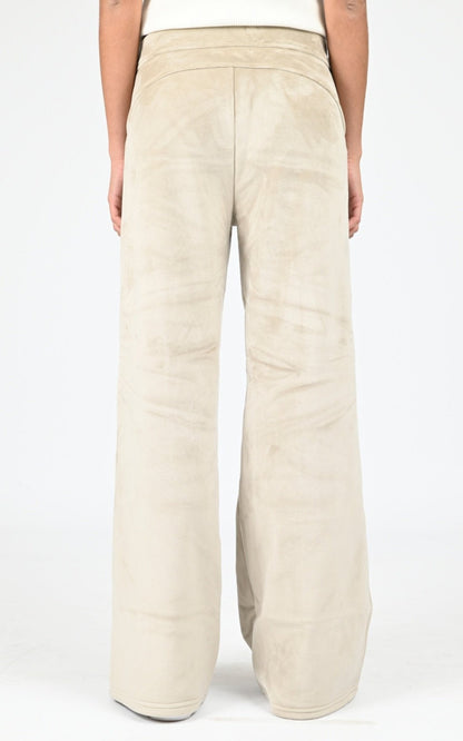 Pantalon velour beige