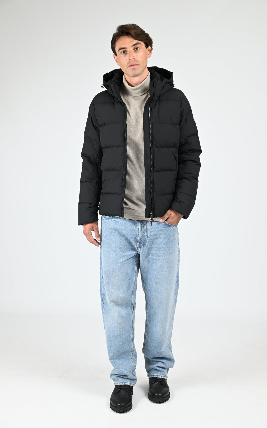 A &quot;SPOUTNIC RIPSTOP&quot; Noir Pyrenex Bl Doudoune Homme opened photo
