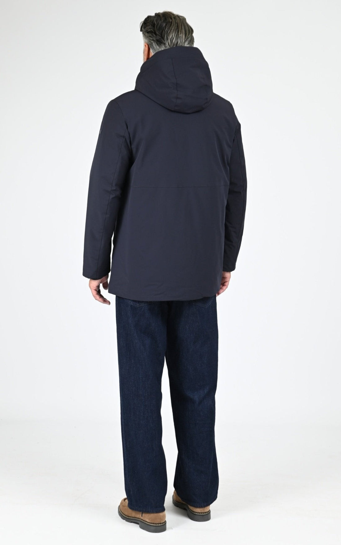 Parka Textile Homme Duno, modèle Sulphur de couleur navy