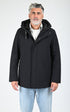 Parka Textile Homme Duno, modèle Sulphur de couleur black