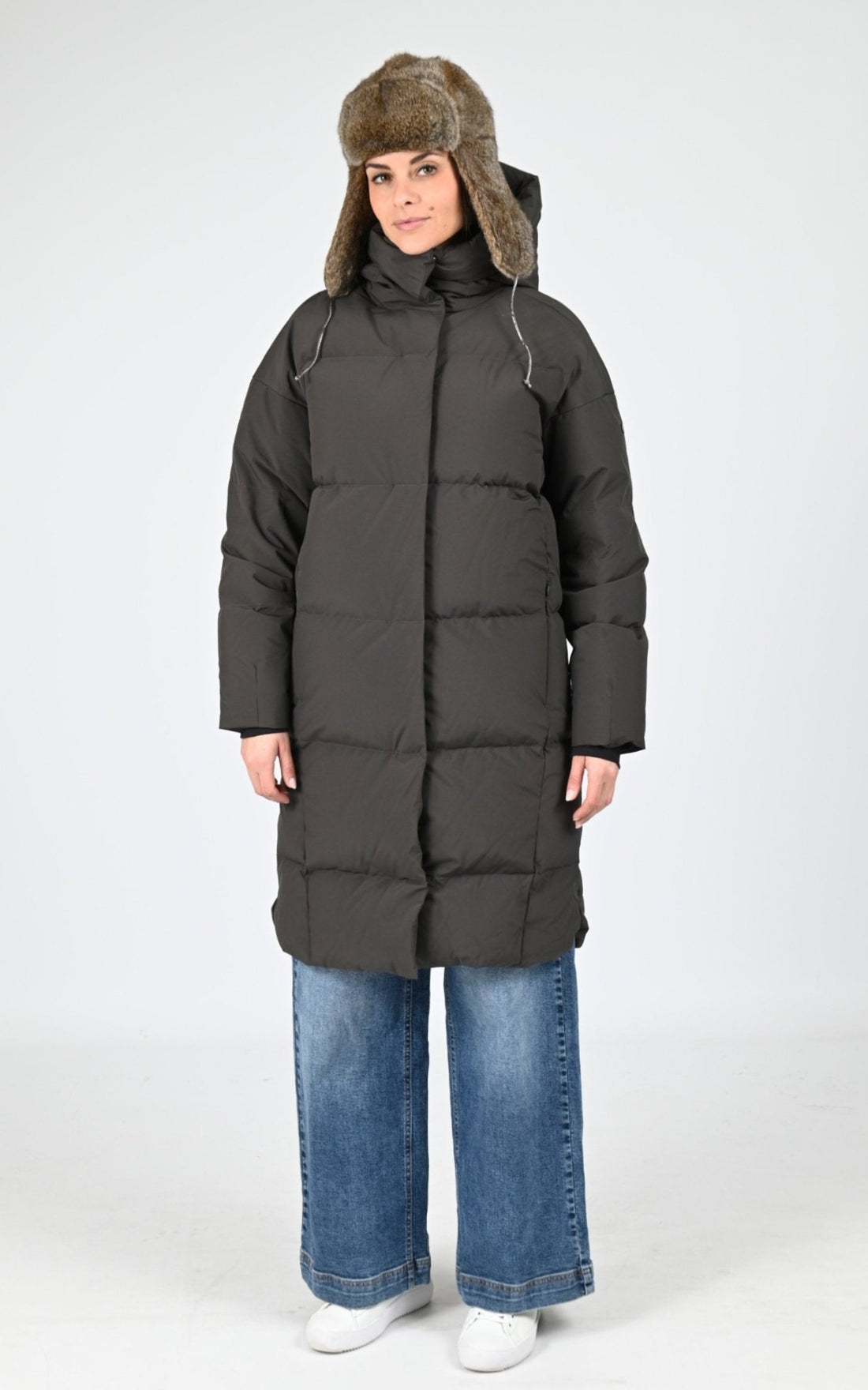 Man_doudoune Textile Femme Scandinavian Edition, modèle Swell iii de couleur after dark