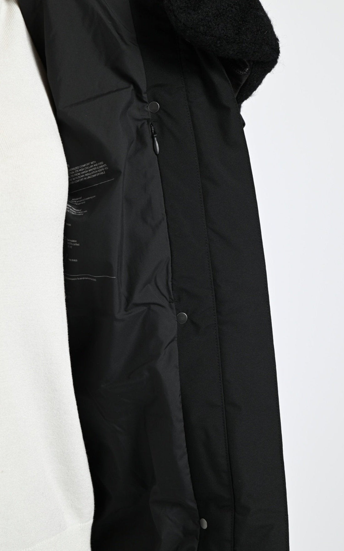 Man_doudoune Textile Femme Scandinavian Edition, modèle Swell iii de couleur onyx