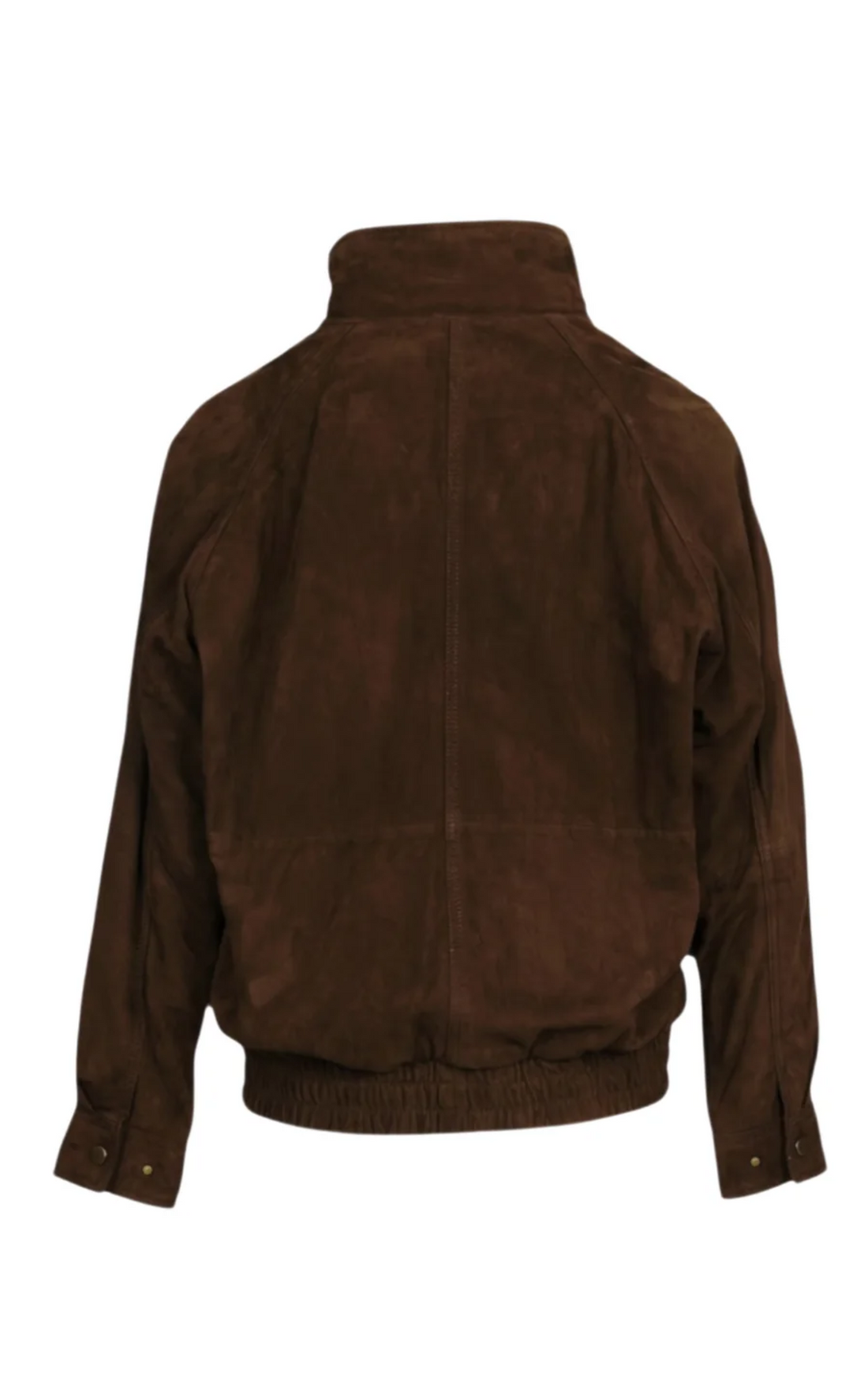 Blouson en cuir velours marron Sailor