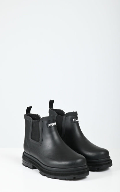 Bottines de pluie noir