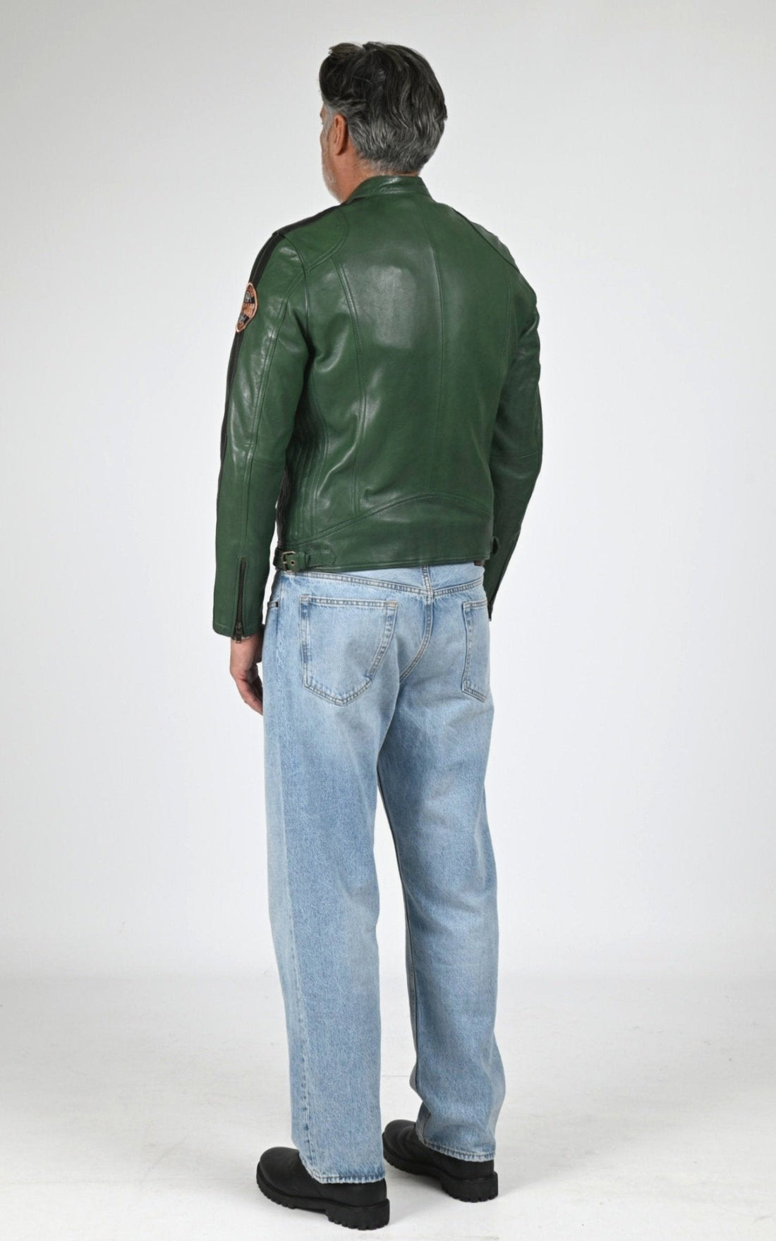 Blouson Cuir Homme Daytona 73, modèle Tormo 104383 de couleur pastures