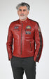 Blouson Cuir Homme Daytona 73, modèle Tormo 104383 de couleur syrah