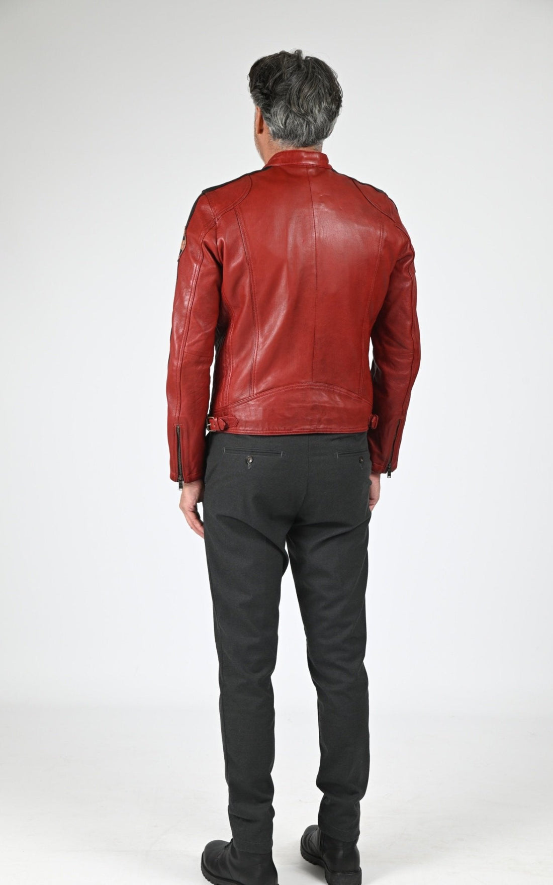 Blouson Cuir Homme Daytona 73, modèle Tormo 104383 de couleur syrah