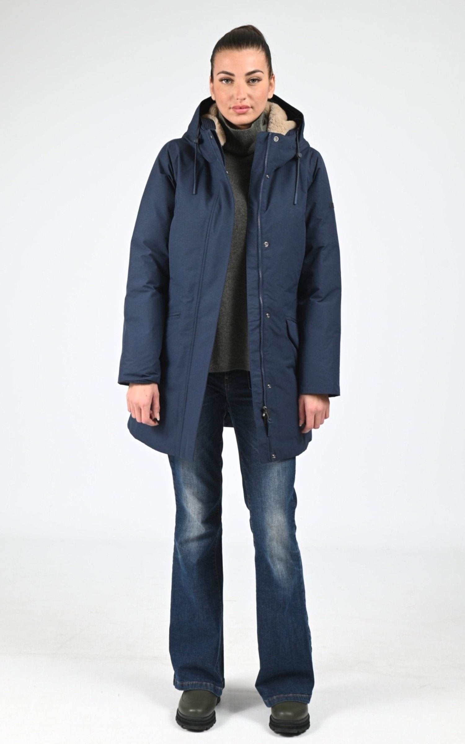 Parka Textile Femme Aigle, modèle Tralu aiw25woui004 de couleur empire 2