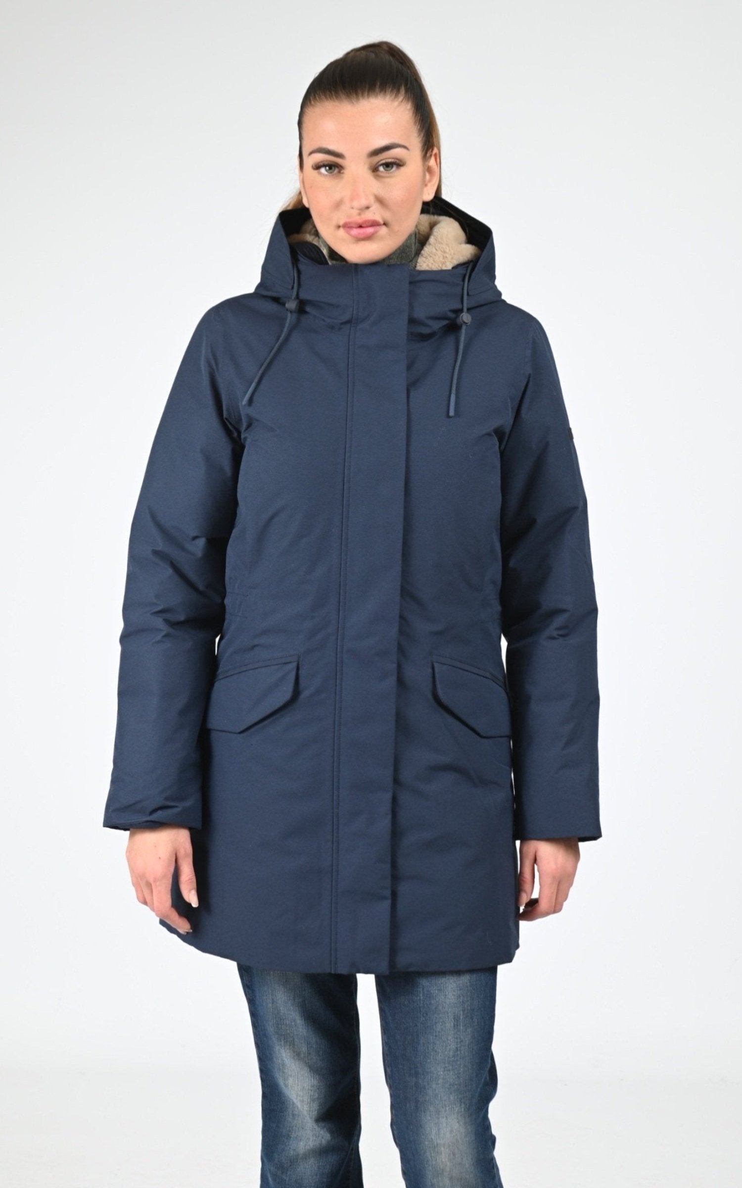 Parka Textile Femme Aigle, modèle Tralu aiw25woui004 de couleur empire 1