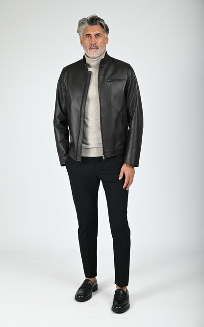 Blouson Trendy cuir marron