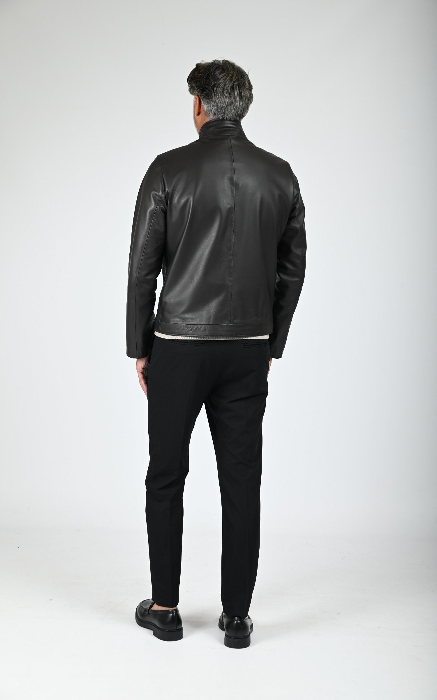 Blouson Trendy cuir marron 4
