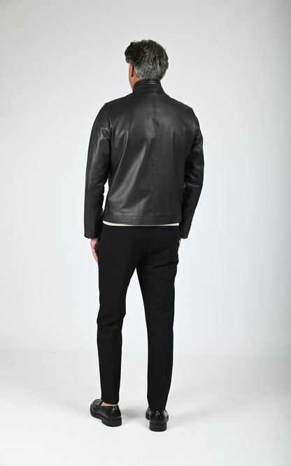 Blouson Trendy cuir marron