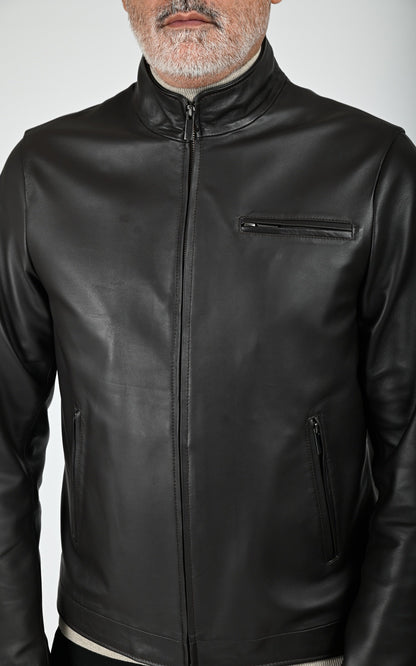 Blouson Trendy cuir marron