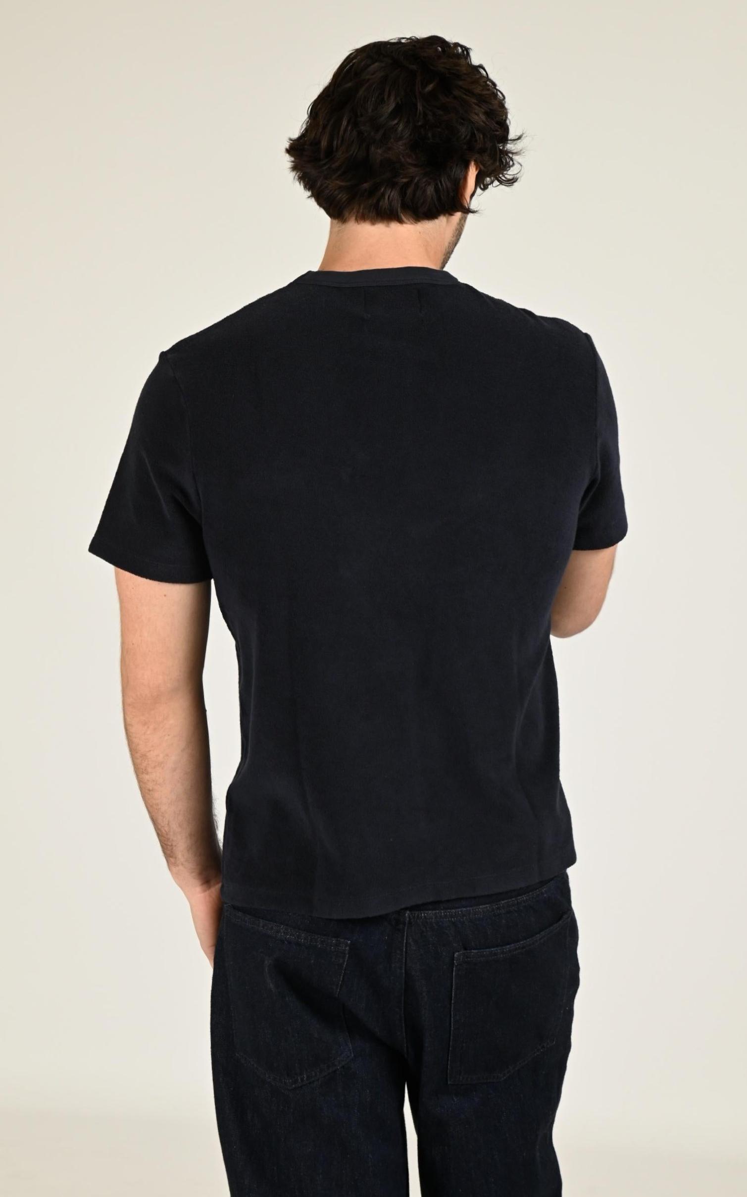 T-shirt Textile Homme Rivieras, modèle Ts-04 de couleur marine
