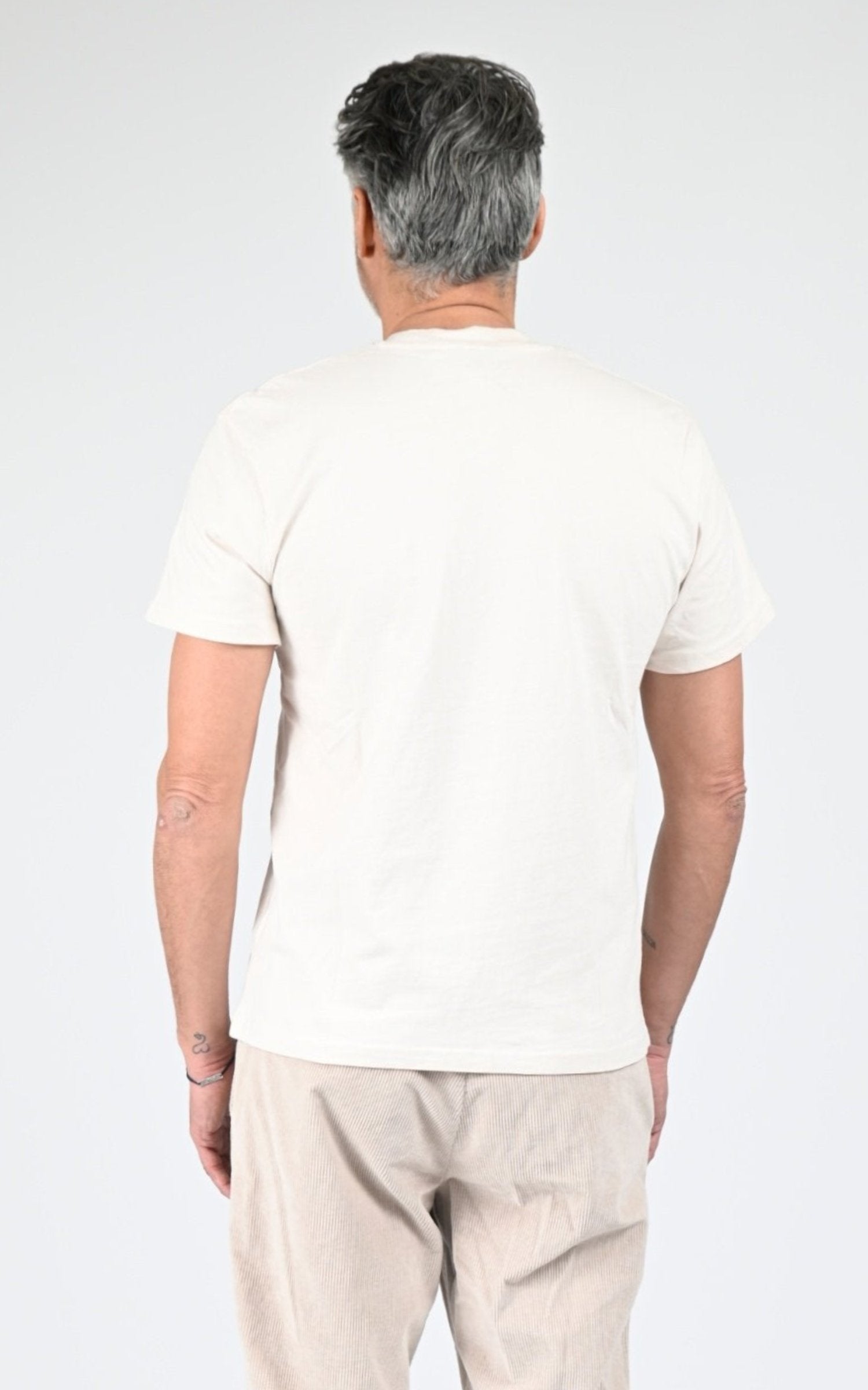 T-shirt Textile Homme Jaj -Schott-, modèle Ts cliff1 de couleur white 3