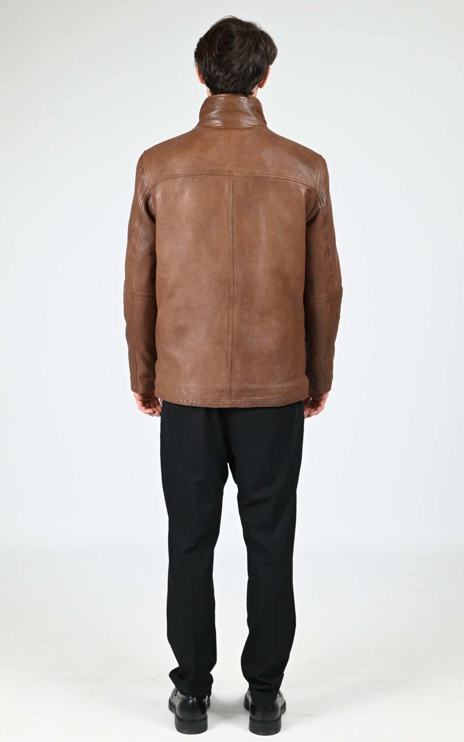 Veste Cuir Homme Daytona 73, modèle Tyler 100120 de couleur bison