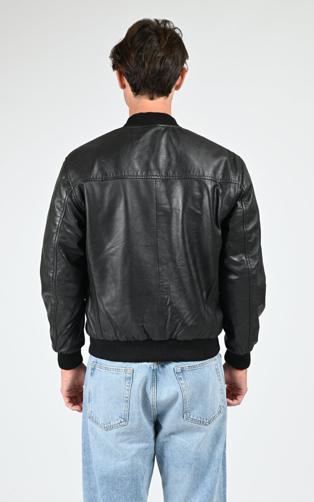 Blouson Cuir Homme Daytona 73, modèle Tyron 104443 de couleur black