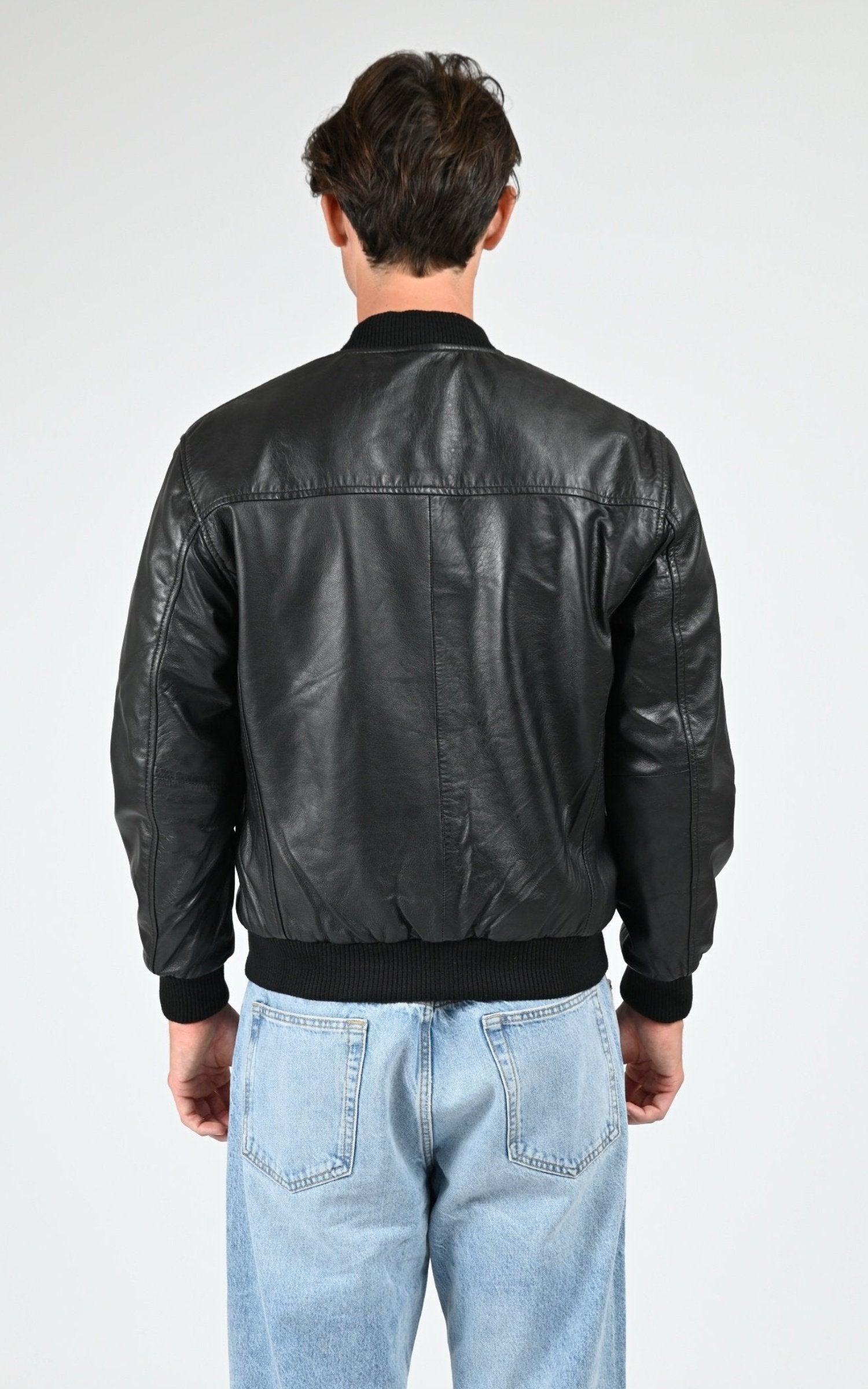 Blouson Cuir Homme Daytona 73, modèle Tyron 104443 de couleur black 4