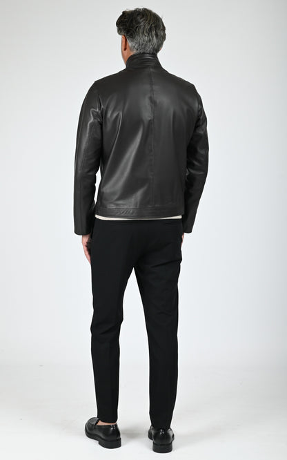 Blouson Trendy cuir marron