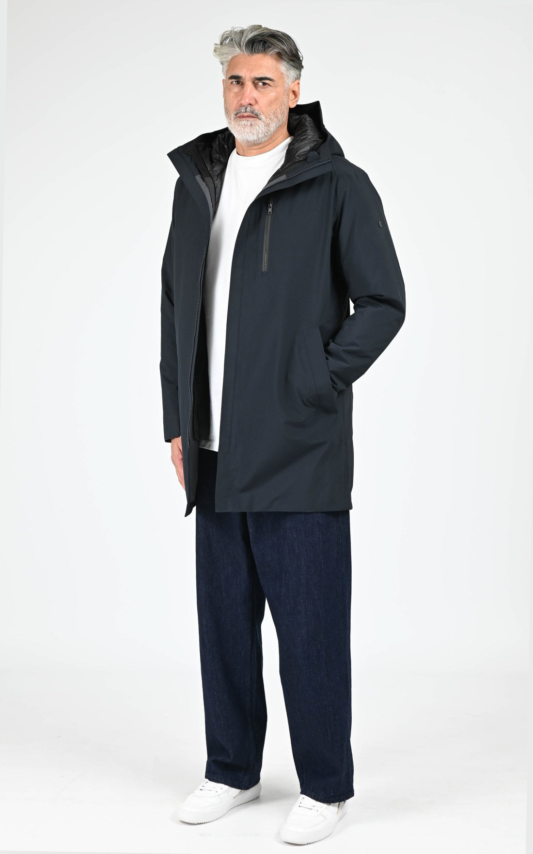 Parka 3-en-1 Urban II bleu marine
