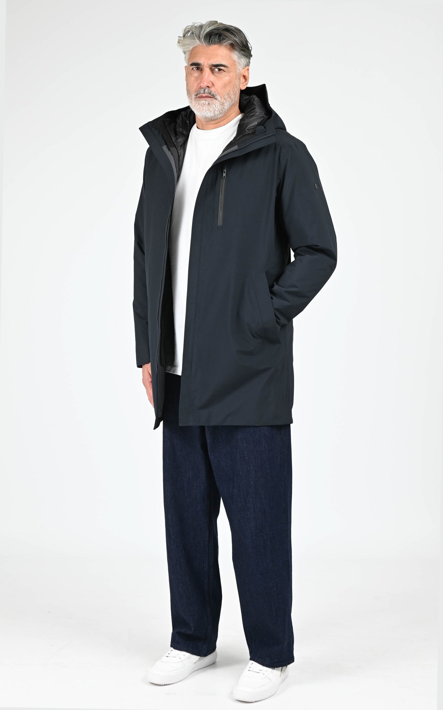 Parka 3-en-1 Urban II bleu marine