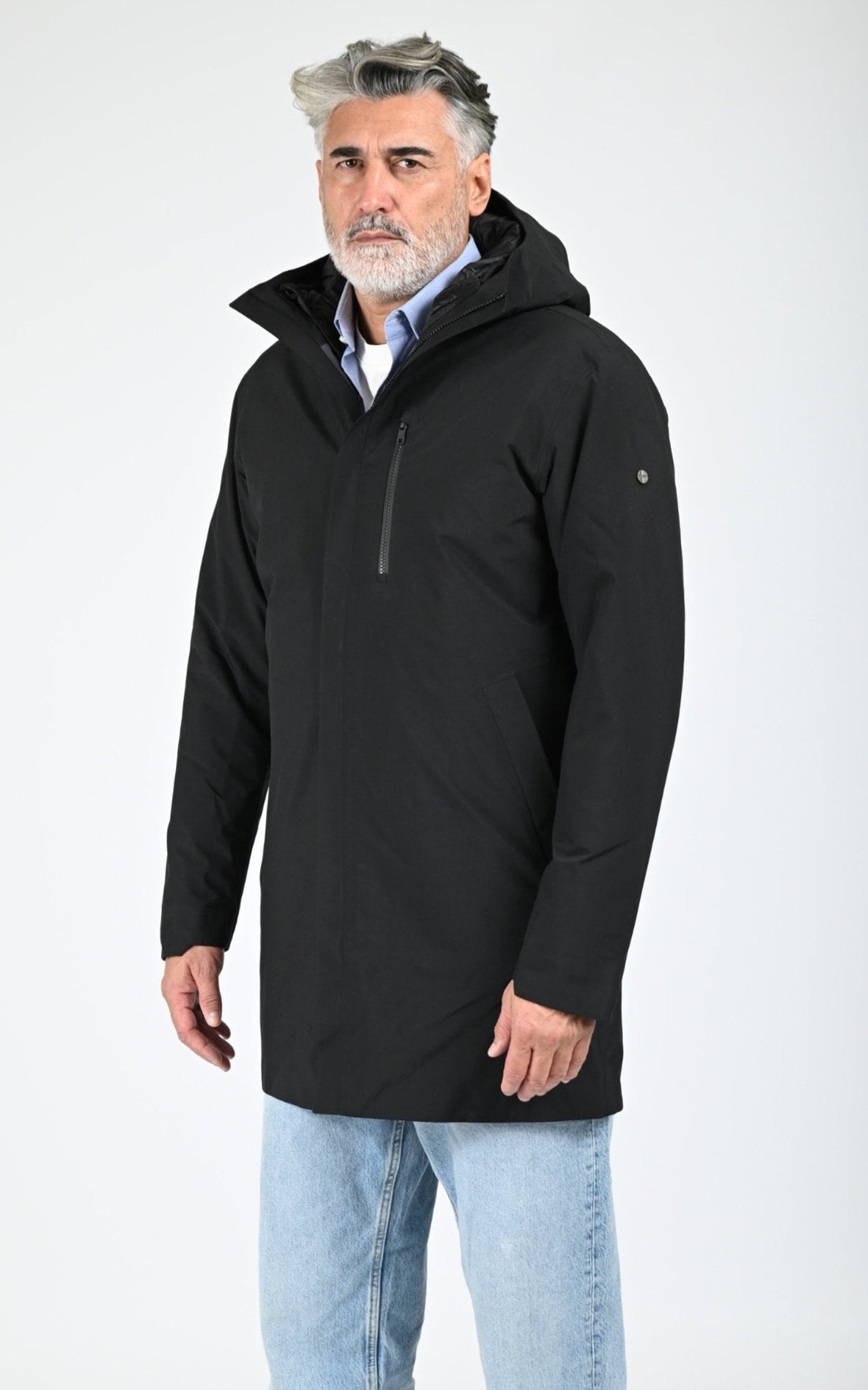 3/4 Textile Homme Scandinavian Edition, modèle Urban ii de couleur onyx