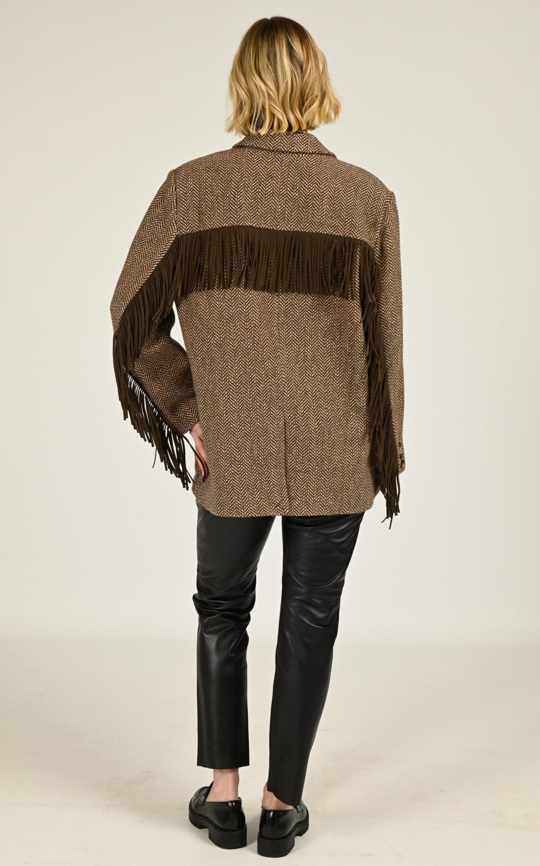 Veste Textile Femme La Petite Etoile, modèle Valyn de couleur marron