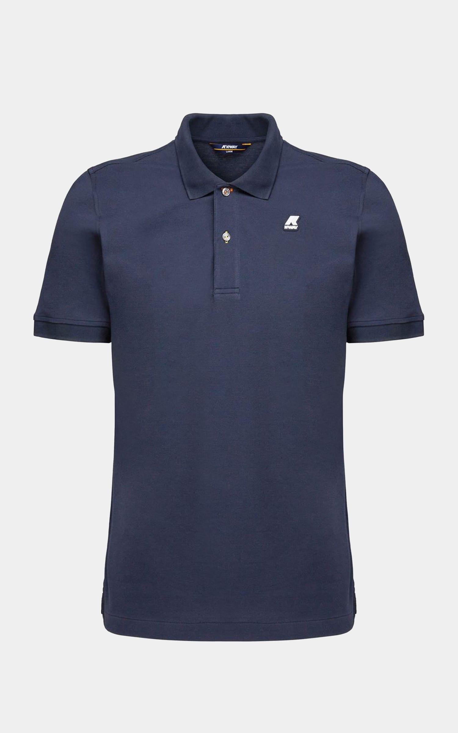Polo Textile Homme K-way, modèle Vinnie k1125cw de couleur bleu 4