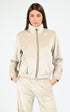 Gilet Textile Femme K-Way, modèle Viviette k3132kw de couleur beige bb1