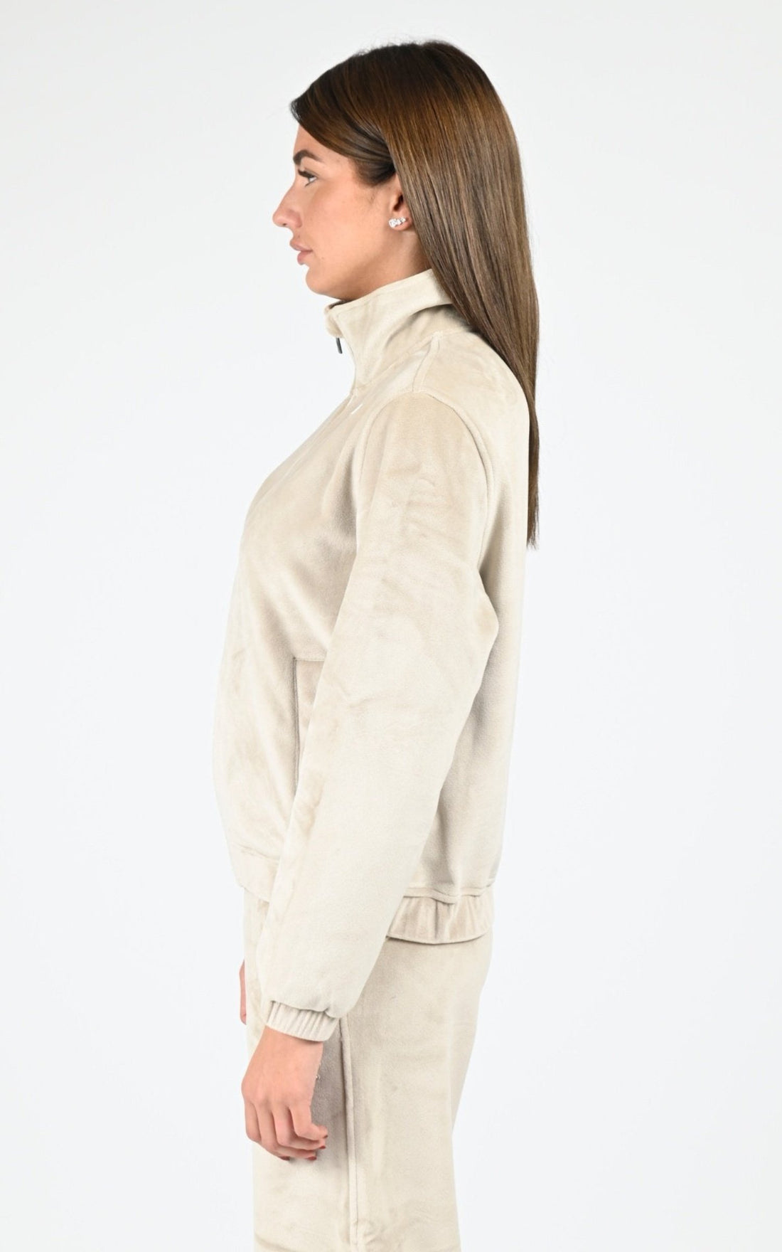 Gilet Textile Femme K-Way, modèle Viviette k3132kw de couleur beige bb1