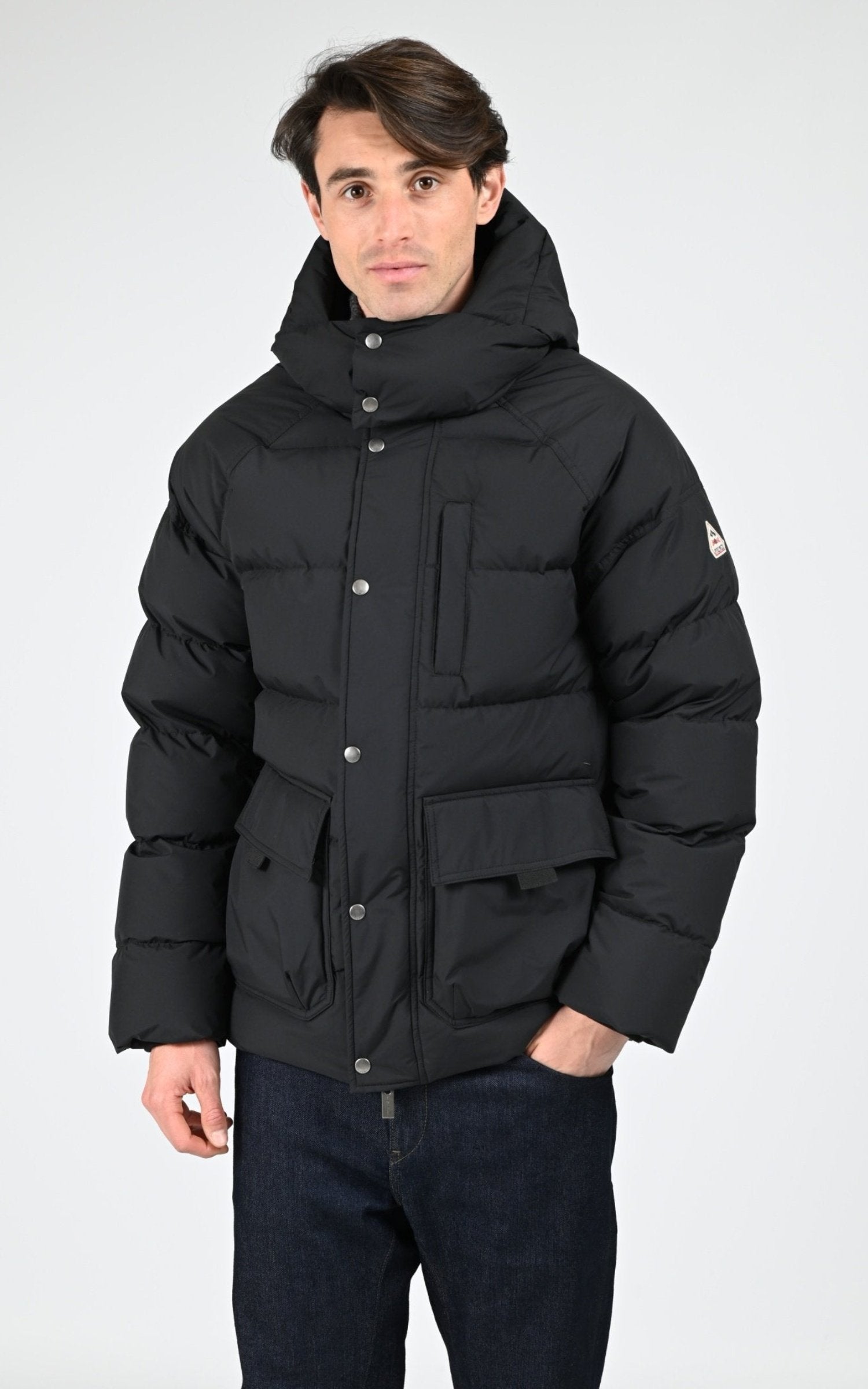 Ves doudoune Textile Homme Pyrenex, modèle Voyager de couleur black