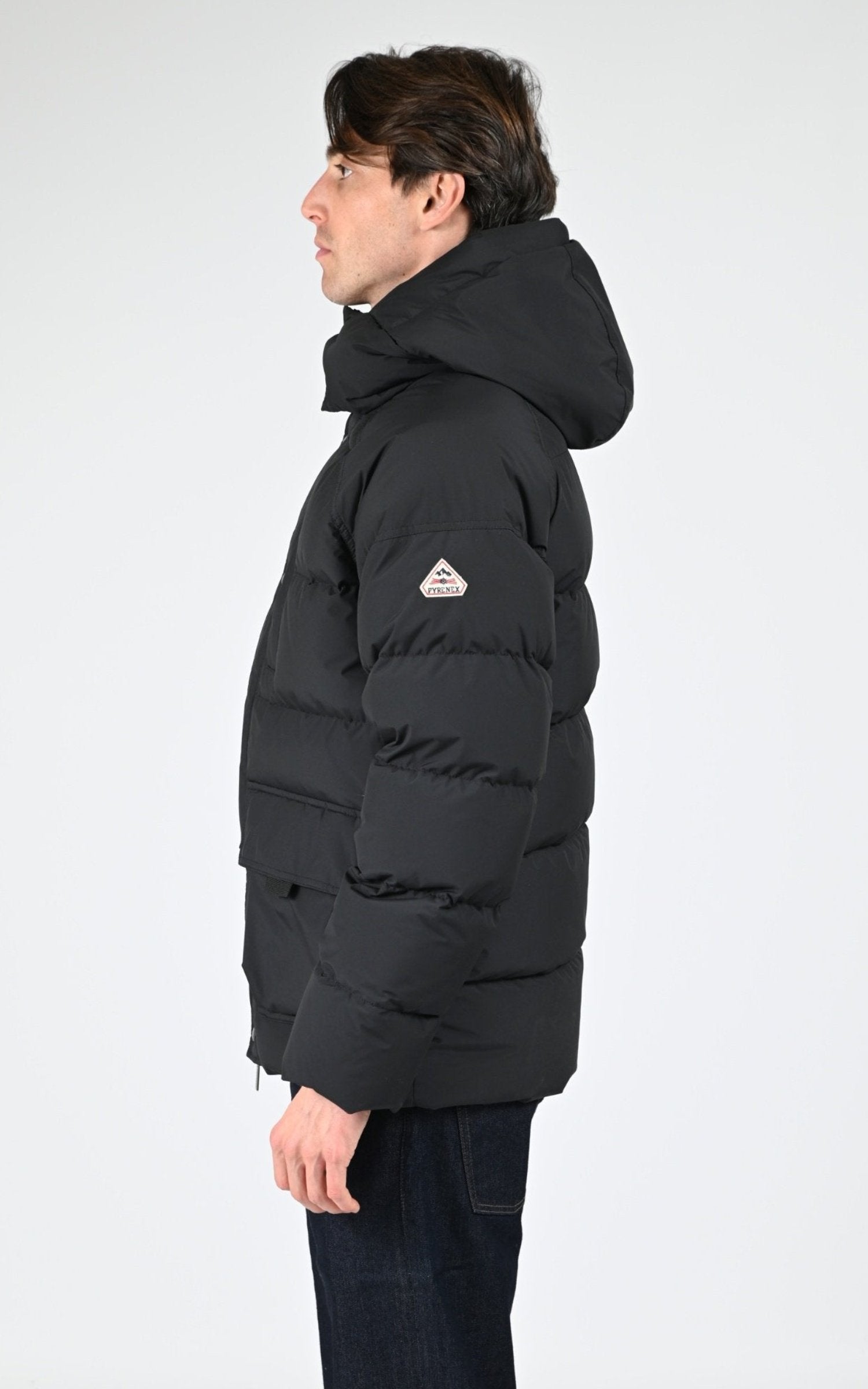 Ves doudoune Textile Homme Pyrenex, modèle Voyager de couleur black 3