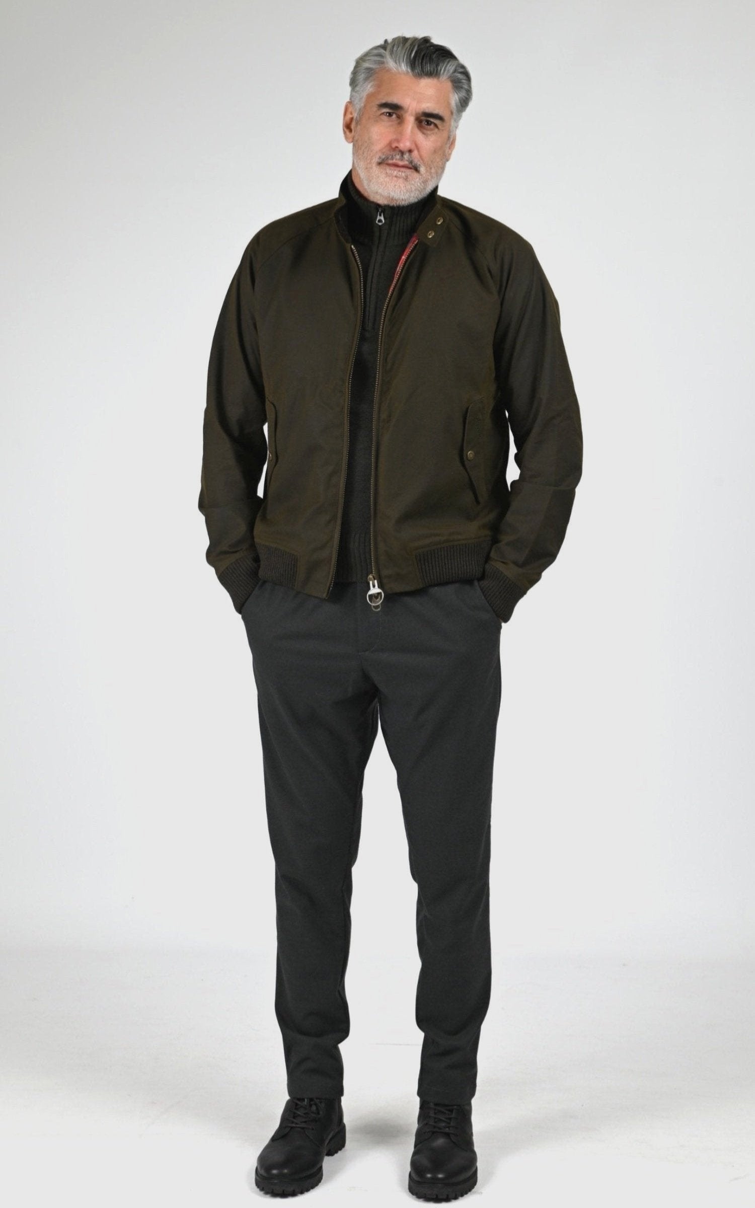 Veste cirée Porton olive 2