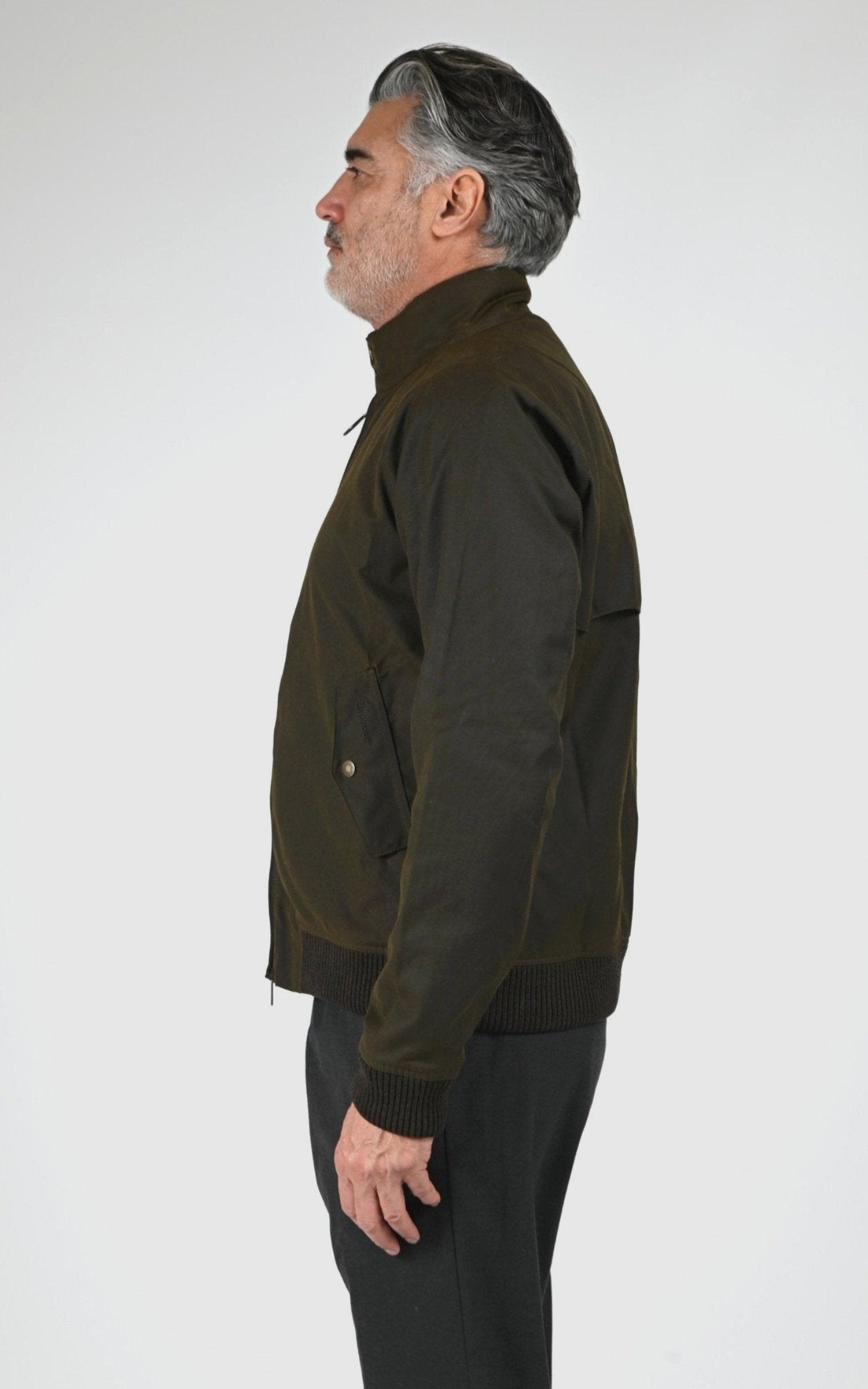 Veste cirée Porton olive