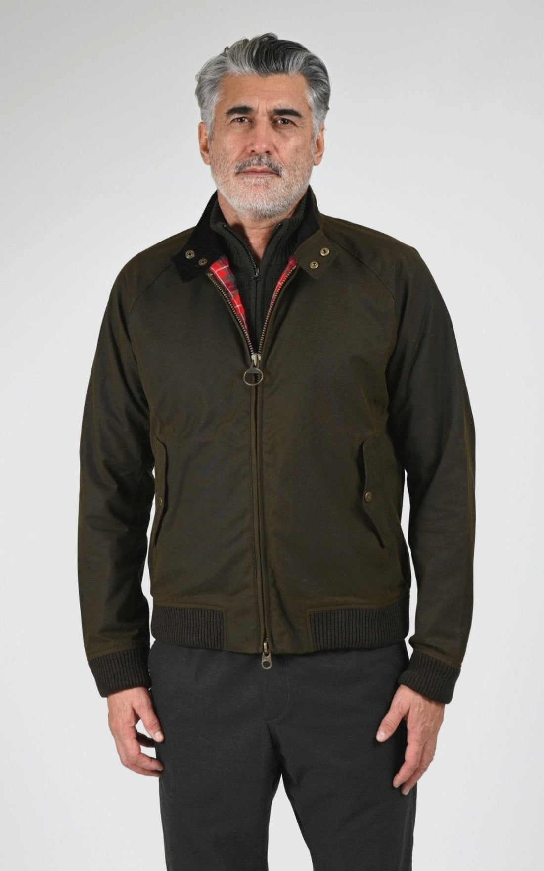 Veste cirée Porton olive
