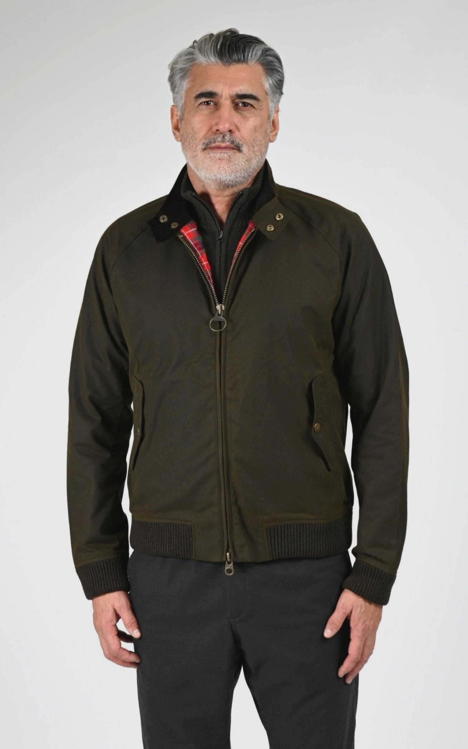 Veste cirée Porton olive
