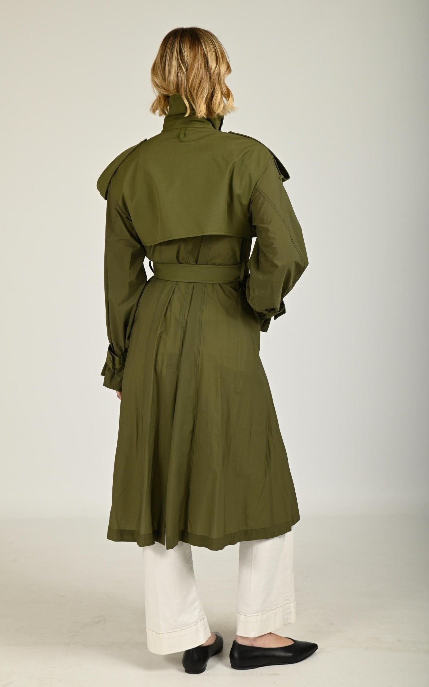 7/8 Textile Femme Mackage, modèle Zonomi de couleur light military 4