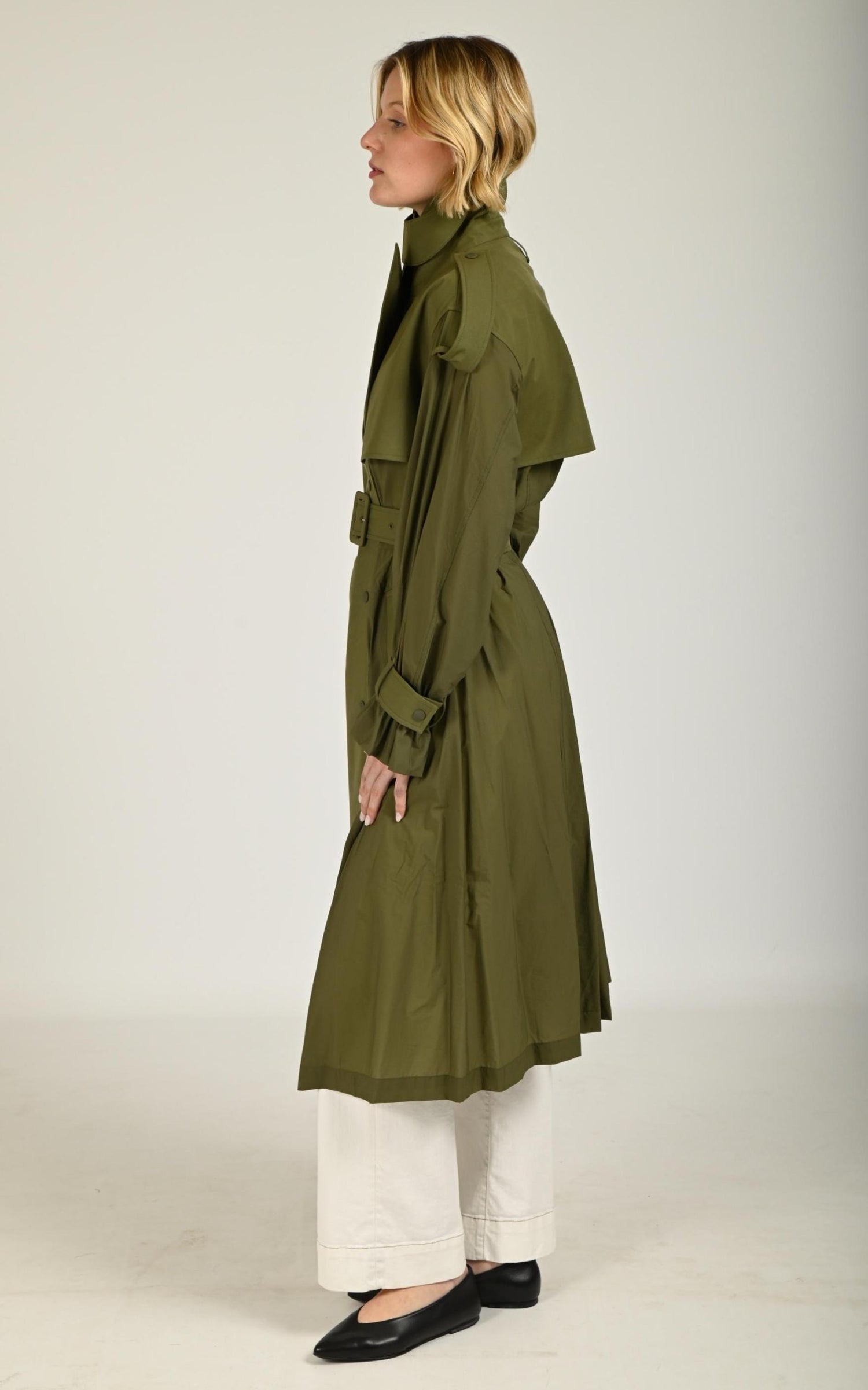 7/8 Textile Femme Mackage, modèle Zonomi de couleur light military 3