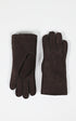 Gants Df Femme Levinsky Leather, modèle Zxm-010 de couleur dark brown