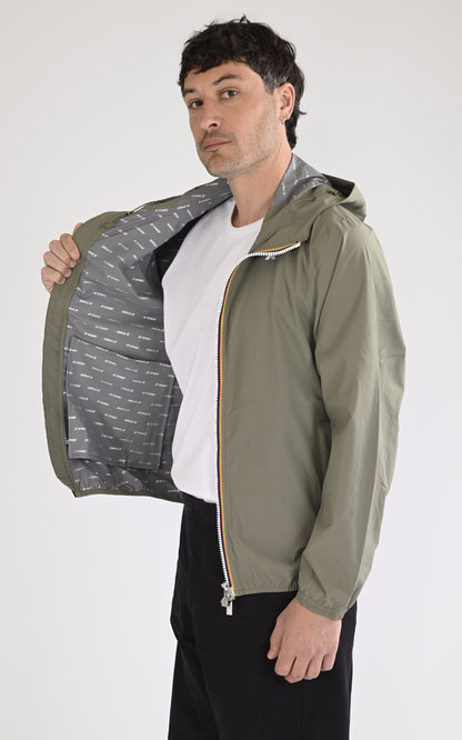 A &quot;JACK ECO STR DOT K5127QW&quot; Kaki K-Way Blouson Homme interior photo
